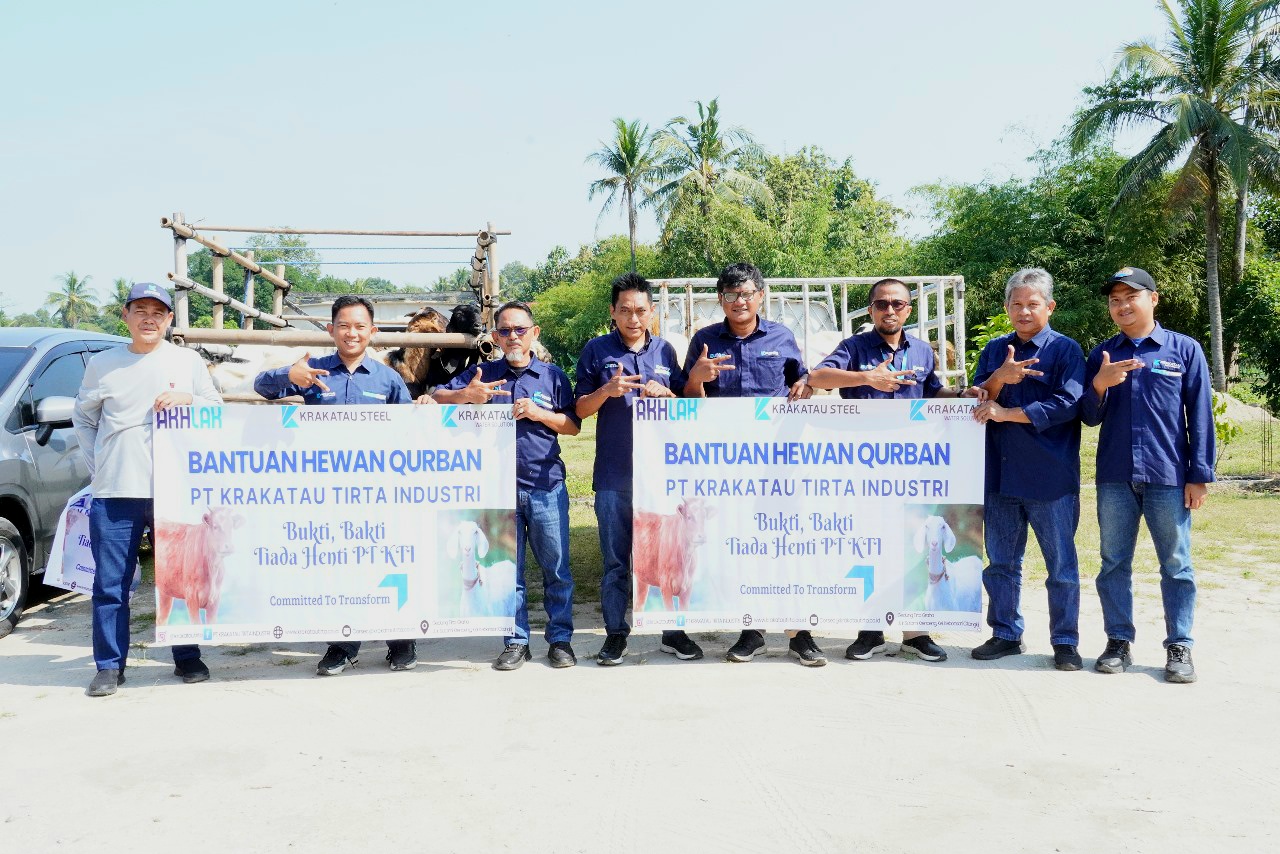 PT KTI Serahkan 60 lebih Bantuan Hewan Qurban 1446 H